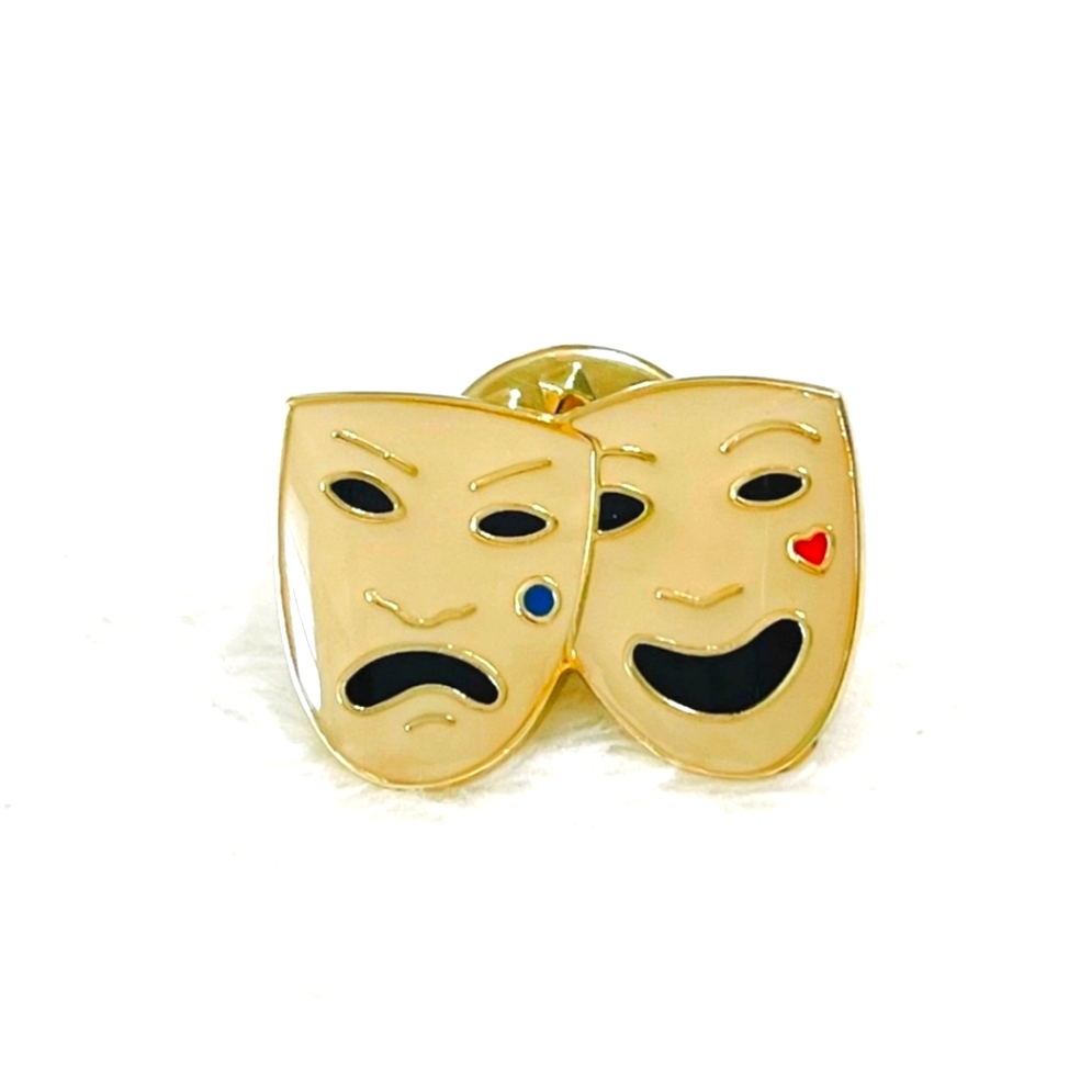 Burberry Mask Lapel Pin